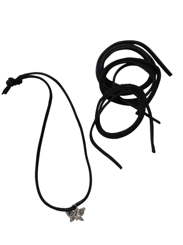 Riktigt Mokka Snöre, Svart 52 cm