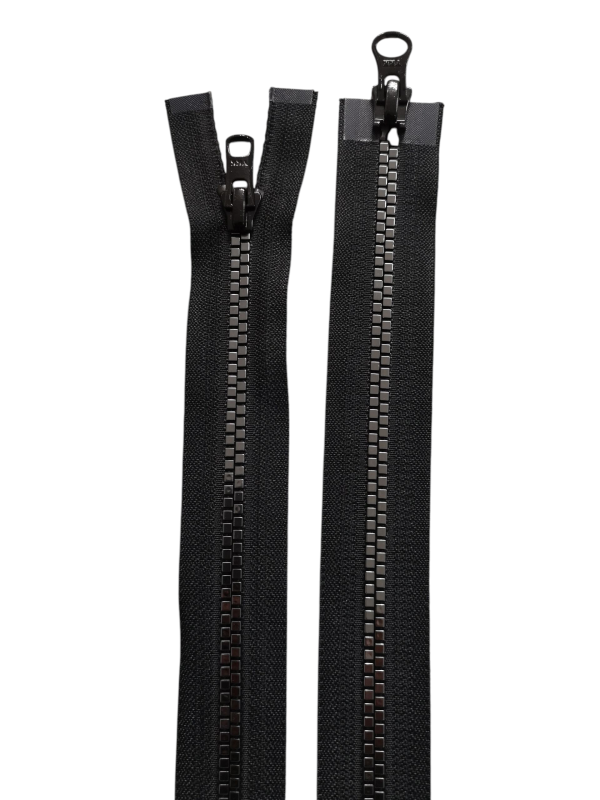 YKK 2-vägs blixtlås svart 6mm delbart