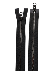 YKK 2-vägs blixtlås svart 6mm delbart