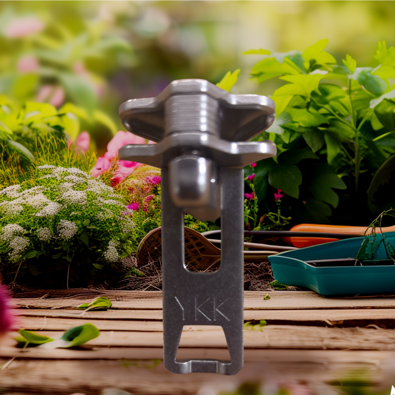 Löpare YKK Vislon 10 mm, Silver, Autolås