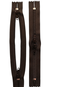 YKK Spiralblixtlås 2-vägs fast ej delbar 6 mm svart | 12–120 cm