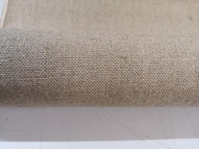 Linneväv Natural 130 cm, 650 g – Kraftig och naturfärgad