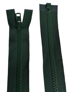 YKK Vislon Blixtlås Mörkgrön #153 – Vändbar (6mm tänder)