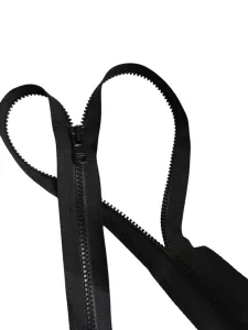 Svart Blixtlås Metervara – YKK Original Vislon 5mm (Plasttaggar)