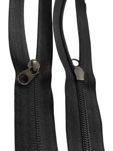 Original YKK Löpare 5CN – För Dold/Omvänd Spiraldragkedja (Svart)