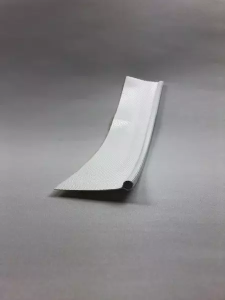 Keder 13 mm – Vit med 7 cm läpp