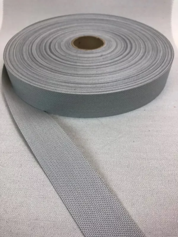 Kantband Acryl Carbon Silver