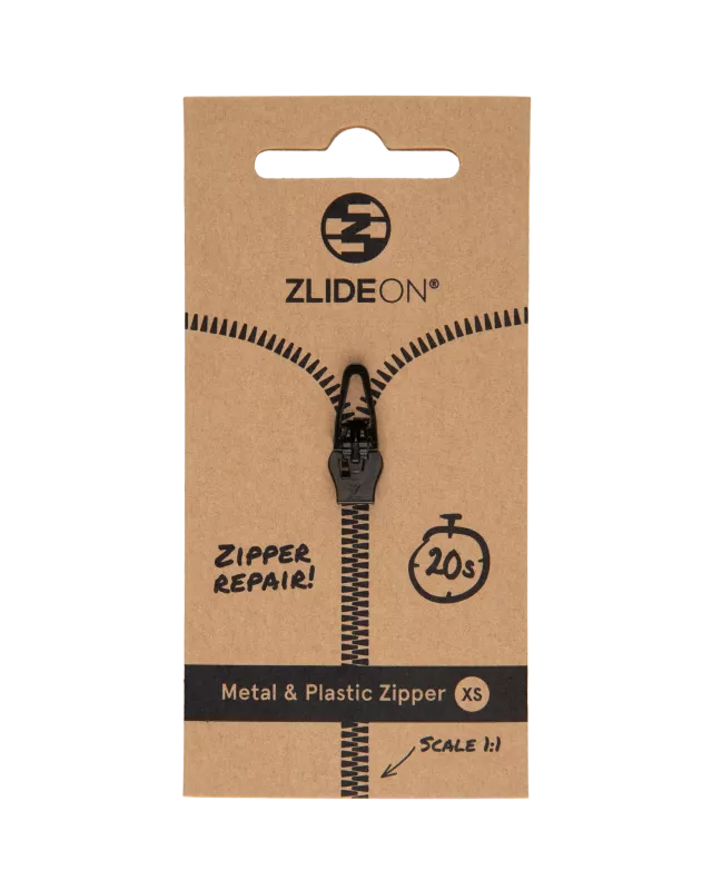 Metal & Plastic Zipper XS