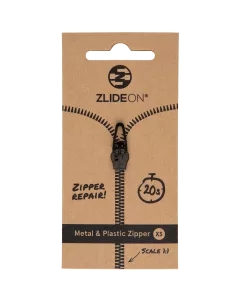 Metal & Plastic Zipper XS