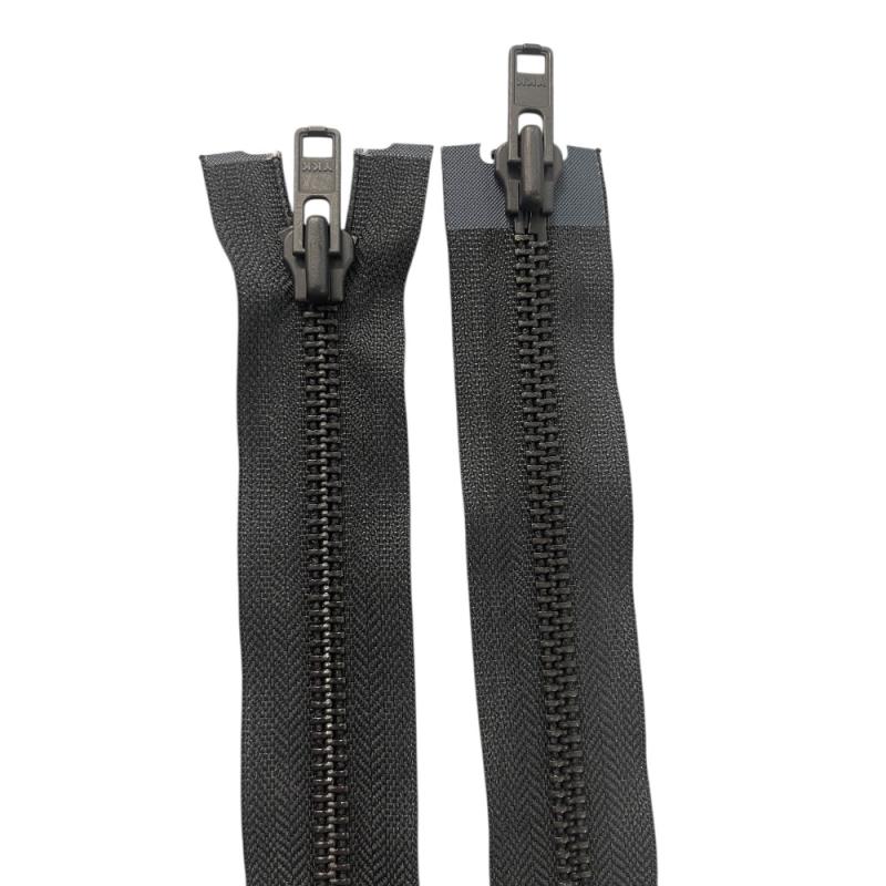 YKK Metallblixtlås 2-vägs 8MM - Svartoxid