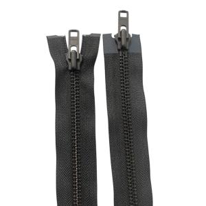 YKK Metallblixtlås 2-vägs 8MM - Svartoxid