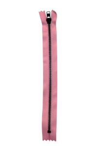 Metallblixtlås, 4 mm fast, YKK, 20 cm,f-kod: 513, (R) Rosa