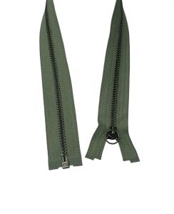Blixtlås Metall Delbar 4 mm YKK F-kod T562R Salviagrön