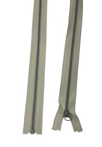 Blixtlås Metall Delbar 4 mm YKK F-kod T832R Gråbeige