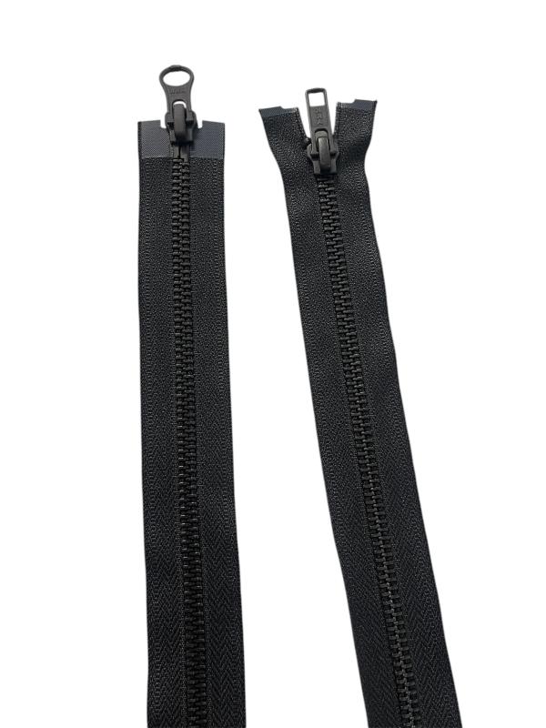 Blixtlås ykk 6mm, 2 vägs svartoxid