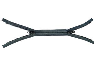 YKK VFC-10 Vislon Extra Kraftigt 2-vägs Plastblixtlås med Plastlöpare (Dubbelkläpp, 100% Rostfritt & UV-beständigt, 25 cm – 2500 cm)
