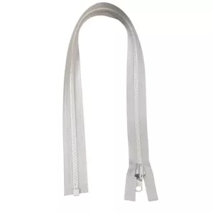 YKK Vislon Blixtlås Vit – Delbar & Vändbar