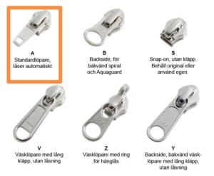 Löpare spiral 9mm, A