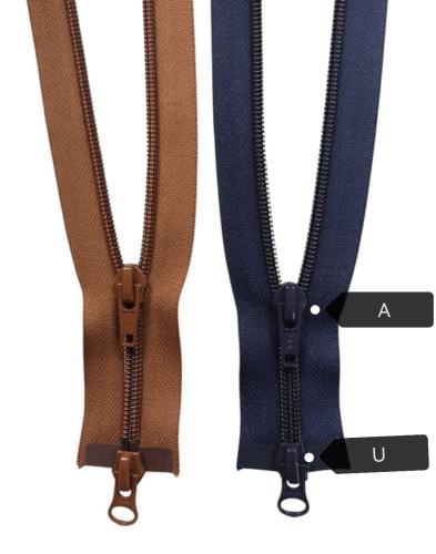 Original YKK Löpare 10mm Spiral (A/U) – Extra kraftig med Autolås
