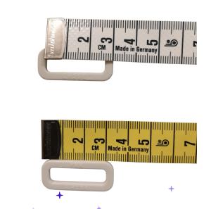 Spänne Rektangulär Ring 25 mm – YKK Gräddvit f-kod: GP801