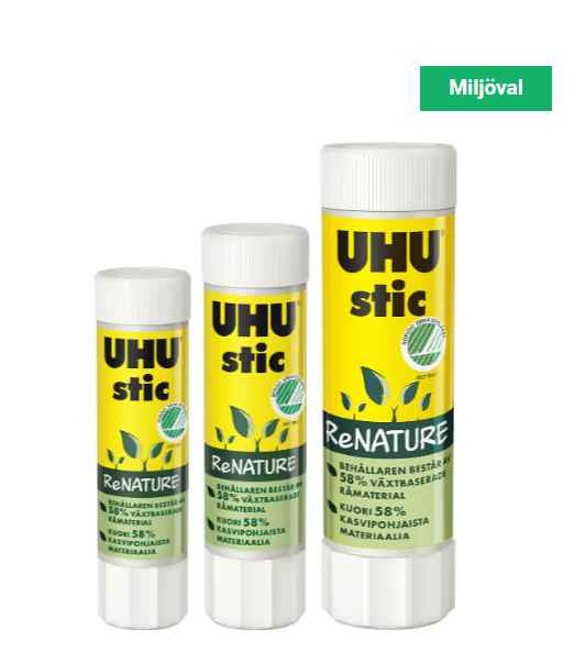 Limstift Uhu ReNature Svanenmärkt