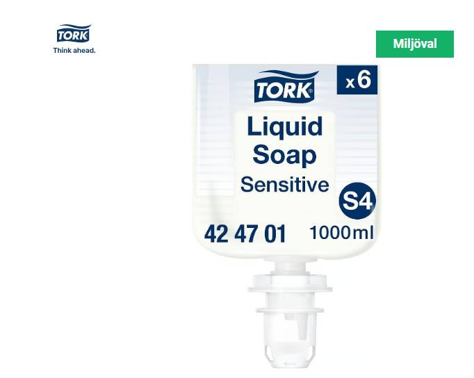 Flytande Tvål Tork S4 Extra Mild Oparfymerad 1L