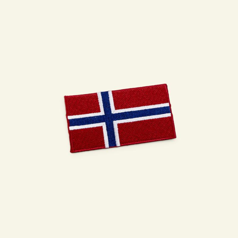 SYMÄRKE NORSK FLAGGA 36x38MM