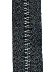 YKK Original Metallblixtlås Metervara – 6mm Svartoxid/Svart