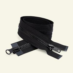 SVART YKK BLIXTLÅS - 2-VÄGS, DELBART, 6 MM