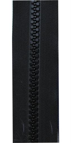 YKK Blixtlås 8mm Svart – Metervara (Säljes per 10 cm)