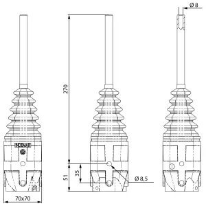 Joystick Utan Handtag