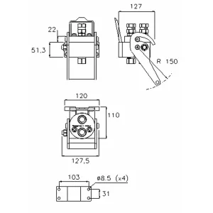 Multifaster Fast Half 2X3/8 Bsp 40L 250Bar
