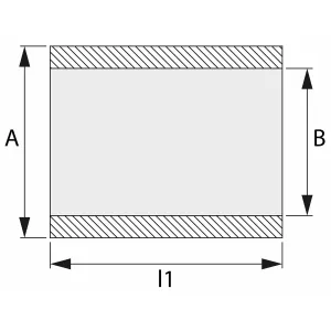 Aluminium Hylsa 50Mm För 1 Slang