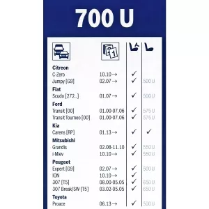 Bosch Torkarblad 700 1St