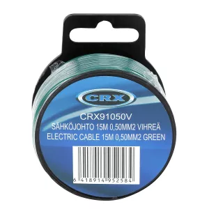 Kabel 15M 0,50Mm2 Grön