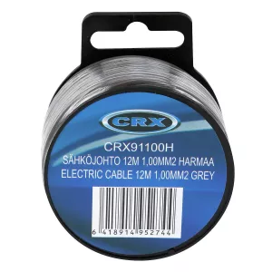 Kabel 12M 1,00Mm2 Grå