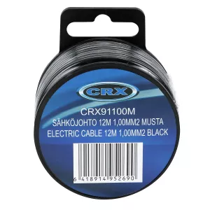 Kabel 12M 1,00Mm2 Svart