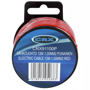 Kabel 12M 1,00Mm2 Röd