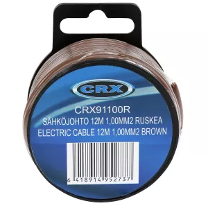 Kabel 12M 1,00Mm2 Brun