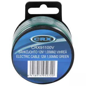 Kabel 12M 1,00Mm2 Grön