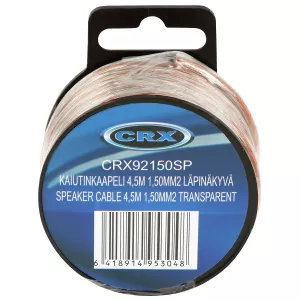 Högtalarkabel  4,5M 1,50Mm2 Transparent