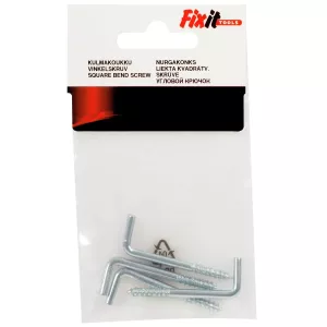 Vikelskruv 510/50 Stål/Förzinkad 4St