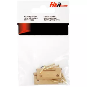 Kantgångjärn 816/38X32 Mässing 2Pcs