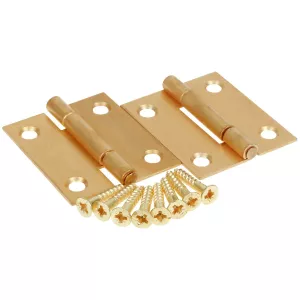 Kantgångjärn 816/38X32 Mässing 2Pcs