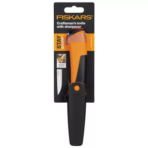 Timmermanskniv Med Skärpare Fiskars