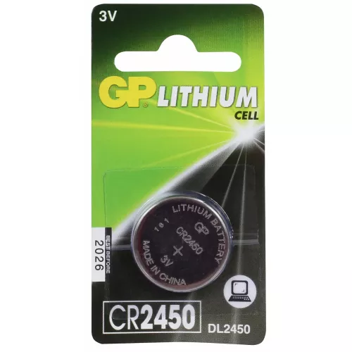 Knappcellsbatteri 3V Cr2450 Lithium 1St