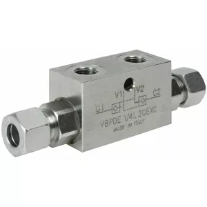 Dubbel Låsventil Vbpde-L 1/4 L12