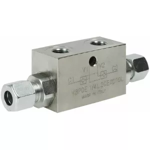 Dubbel Låsventil Vbpde-L 1/4 L10