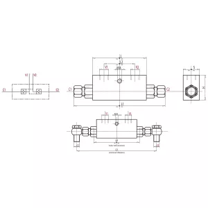 Dubbel Låsventil 1/2 L15 Vbpde