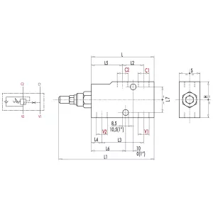 Lasthållningsventil 1/2 Vbcdse